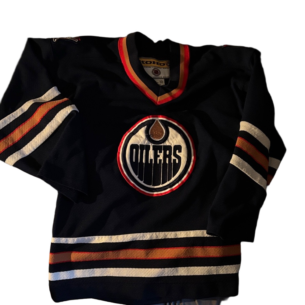 KoHo Oilers Kids Navy Jersey